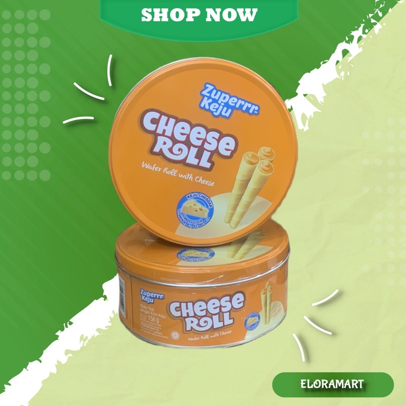 ELORA - ZUPER KEJU CHEESE ROLL KALENG
