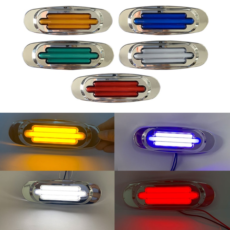 Sun Lampu Belakang / Rem / Sein / Mundur 16-led 12-24V Untuk Truk / Trailer