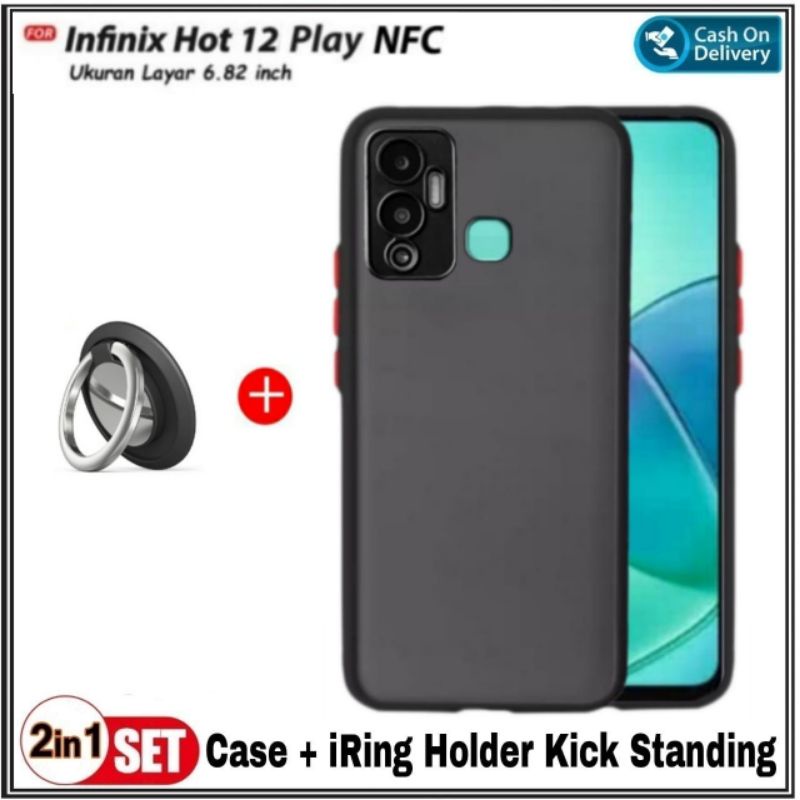 Mondi Store Case Infinix Hot 12 Play NFC HardCase Casing Covers Infinix Hot 12 Play NFC