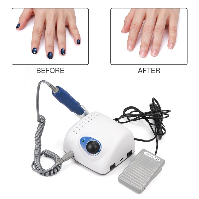 65W Strong 210 105L Brushless Nail Drills Manicure Machine Pedicure Electric Strong 35000RPM File Bits Nails Art Equipment