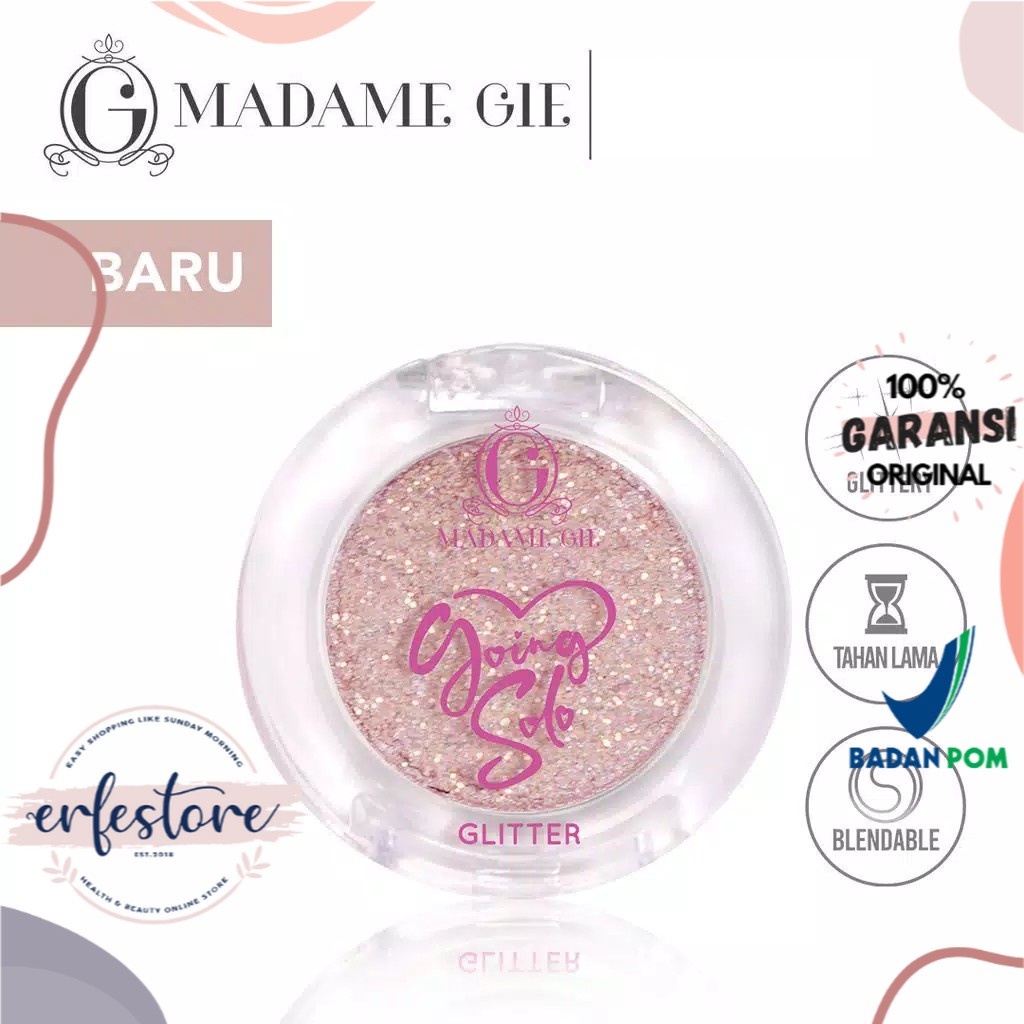 MADAME GIE Going Solo Glittery Pressed Eyeshadow
