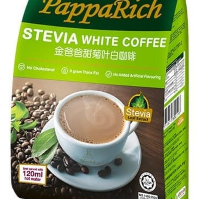 

Pappa Rich. 3 In One. 2 In One. Stevia White Coffee. Papparich 2 In 1