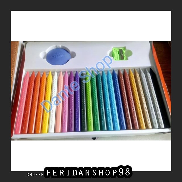 

BT207 ERASABLE CRAYON 24 BEST WARNA FABER CASTELL CRAYON BISA DIHAPUS BY FERIDANSHOP98