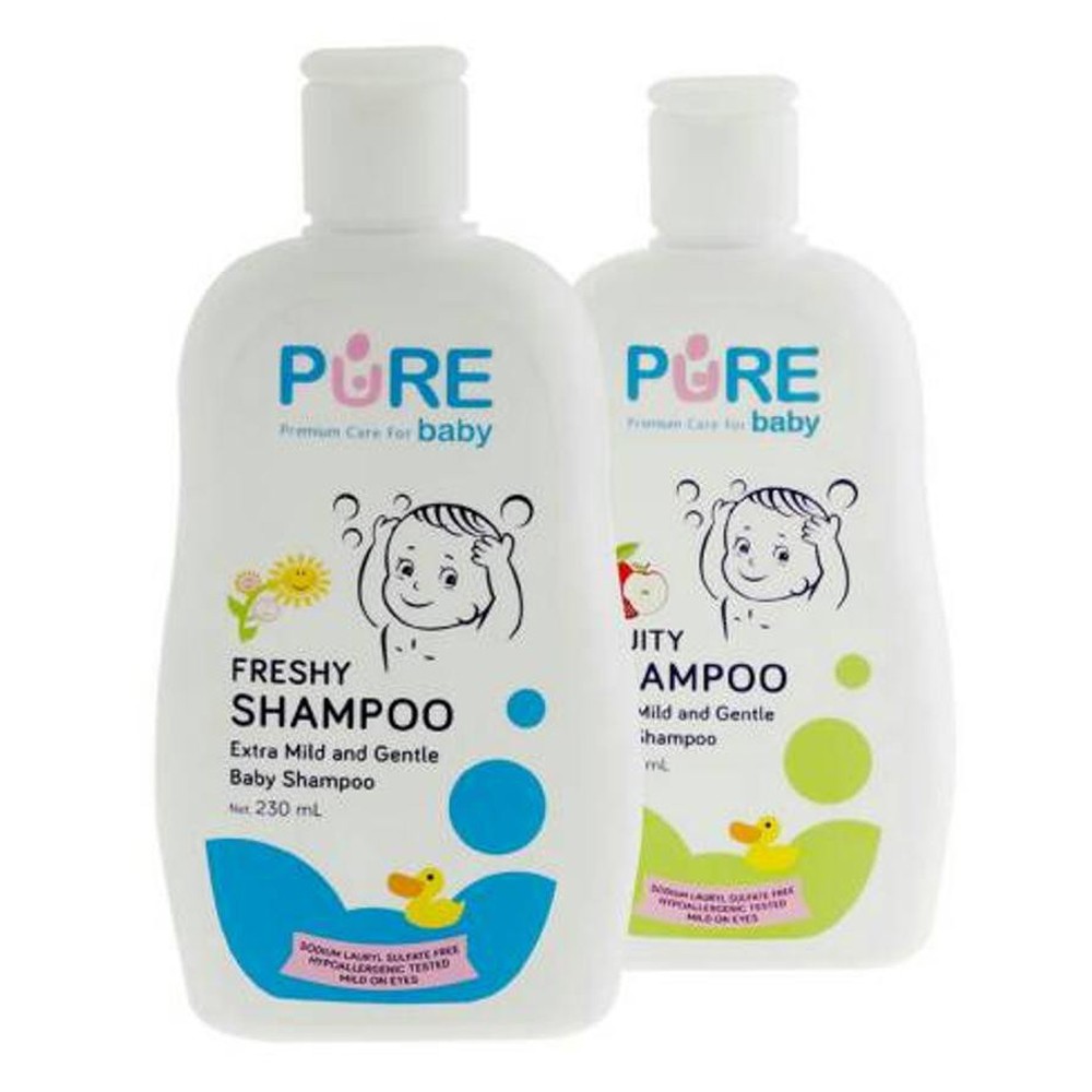 Pure Baby Shampoo 230ml Fruity Freshy Shampo Bayi