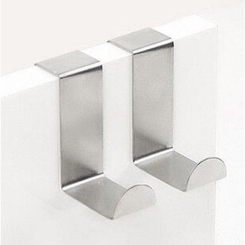 gantungan stainless untuk di pintu serba guna tanpa paku (1set=2pc)