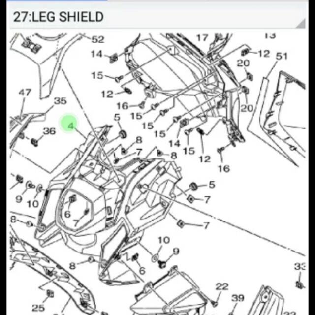 Cover Lampu Depan Yamaha X Ride 125 Origina Shopee Indonesia