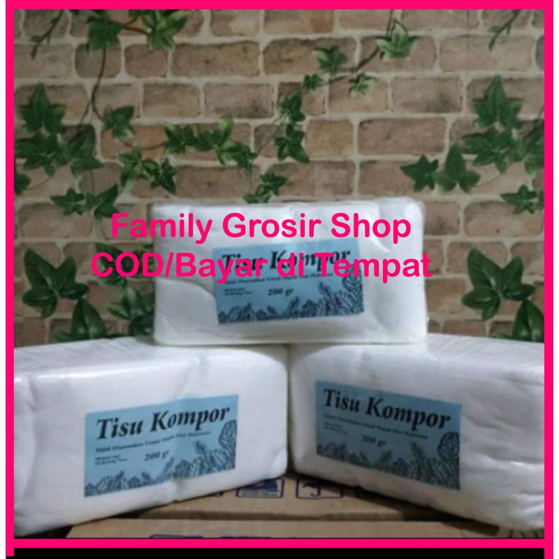 Tisu Kompor Bisa dicuci 200 gram 20x20cm Tisu Dapur Tisu Kering bahan tisu basah Bukan Tisu Lipat