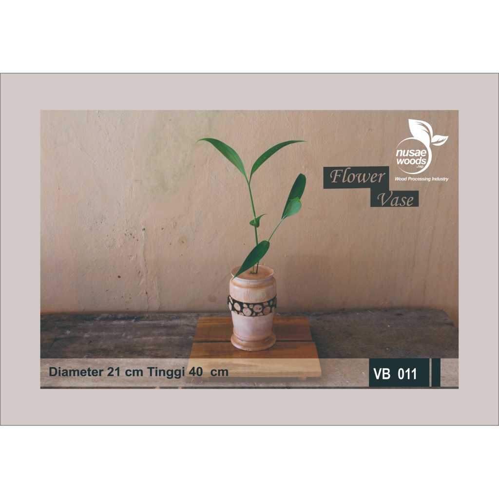 VAS BUNGA KAYU/VAS BUNGA/KADO UNIK/VAS KAYU/VAS BUNGA KAYU UNIK/VAS BUNGA CANTIK/VS11