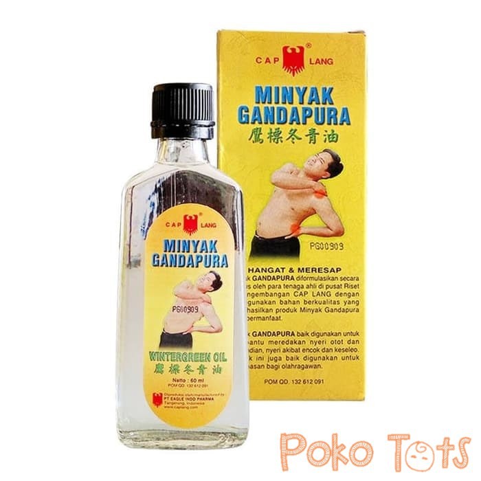 Cap Lang Minyak Gandapura 6ml Minyak Pereda Nyeri Otot 60 ml