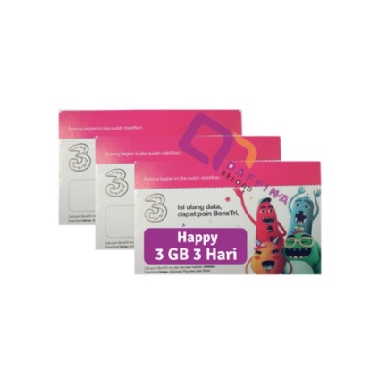 Voucher 3 GB 3 Hari cummakoh official