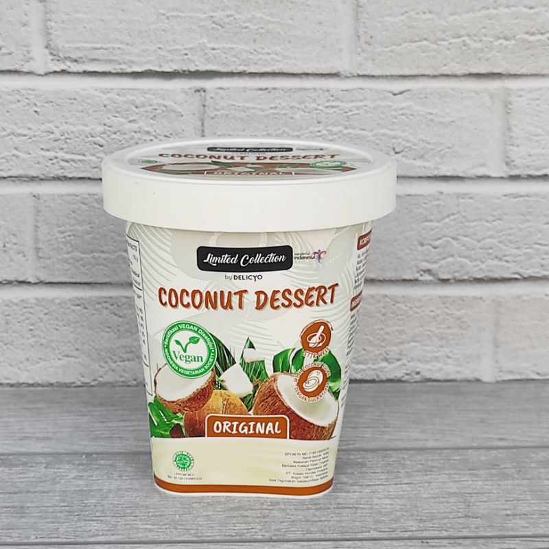 

Delicyo Coconut Dessert 400gr Yoghurt Yogurt Vegan Tanpa Susu Sapi