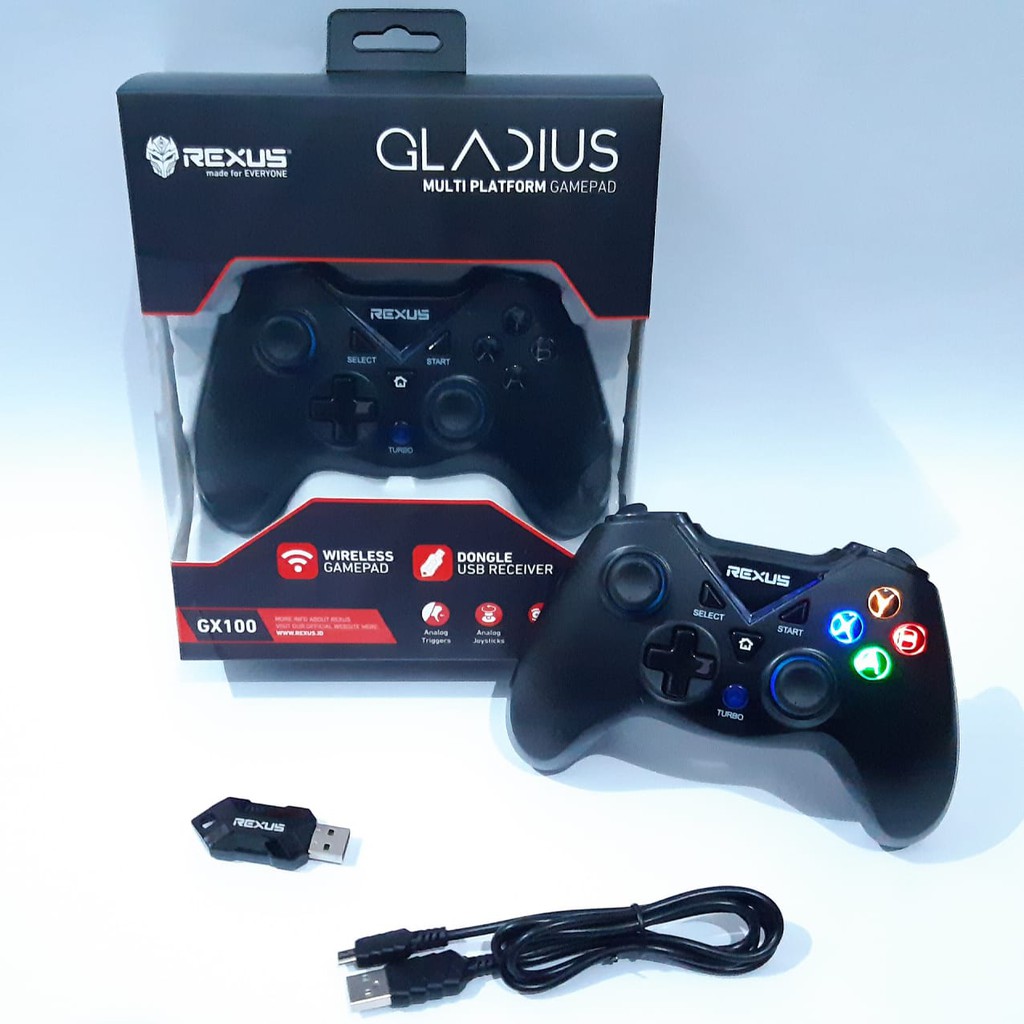 Trend-Rexus Gladius GX100 Wireless Gamepad pubg android USB PC Joystick