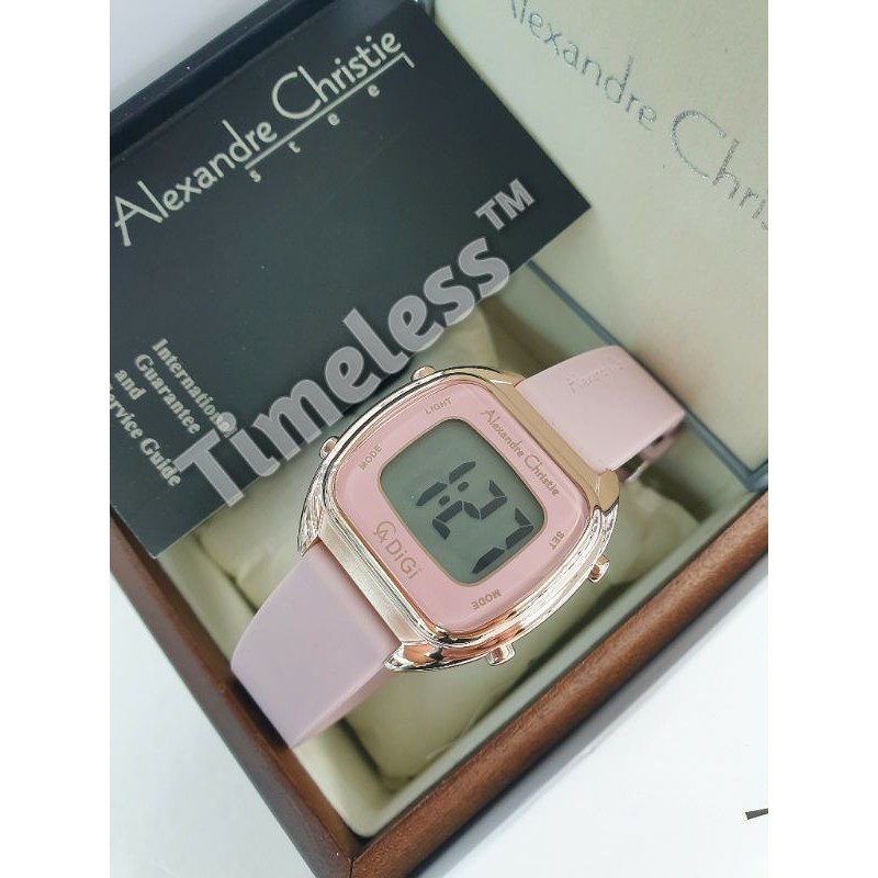jam tangan wanita alexandre christie ac 9335 LH Pink