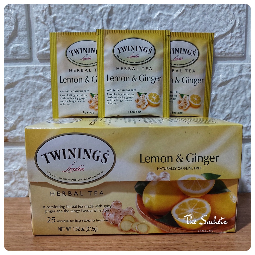 

Twinings Herbal Tea Lemon & Ginger Sachet