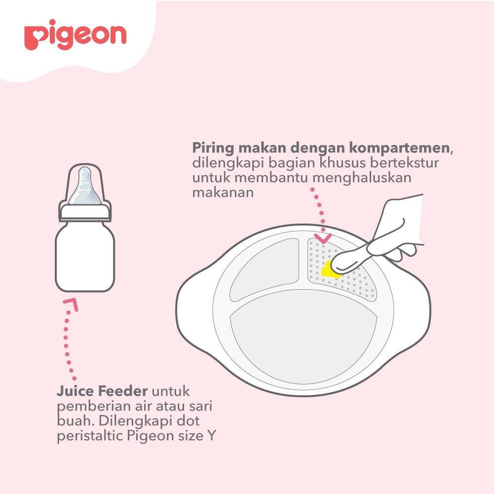 Pigeon Feeding Set With Juice Feeder [Batik]