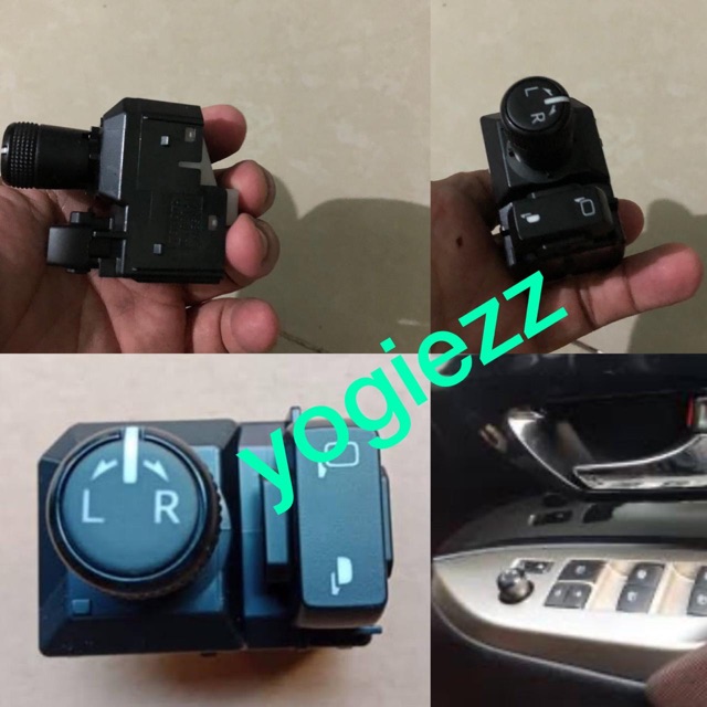 Jual tombol switch mirror toyota innova reborn fortuner vrz modul panel