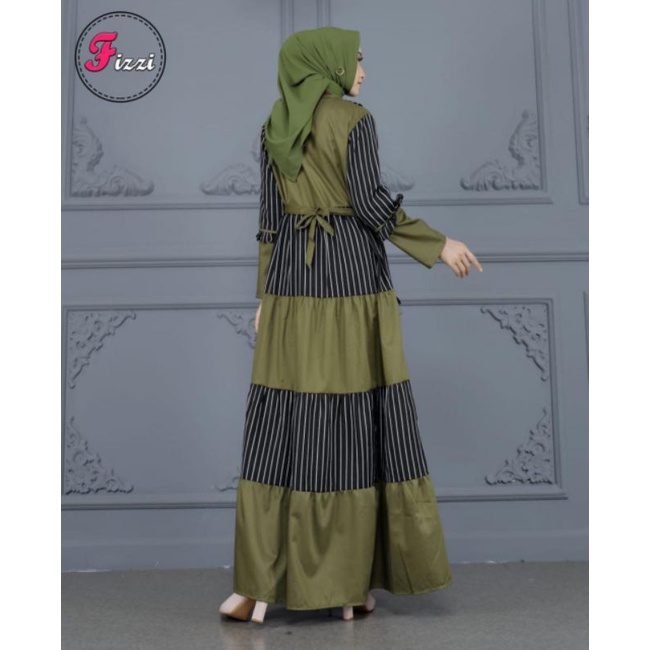 Gamis fizzi toyobo rempel susun