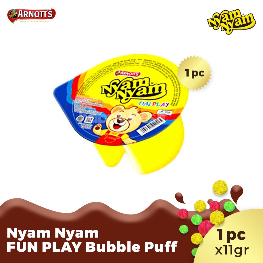 

Nyam Nyam Bubble Puff Fun Play 12pcs @11gr[GOJEK/GRAB]