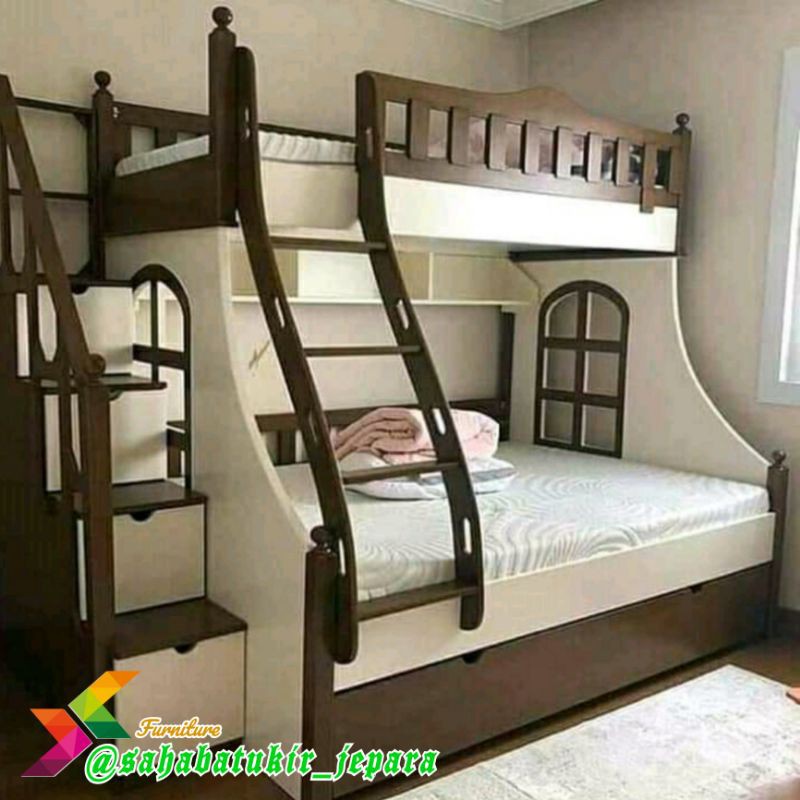 Ranjang susun set 2 bed