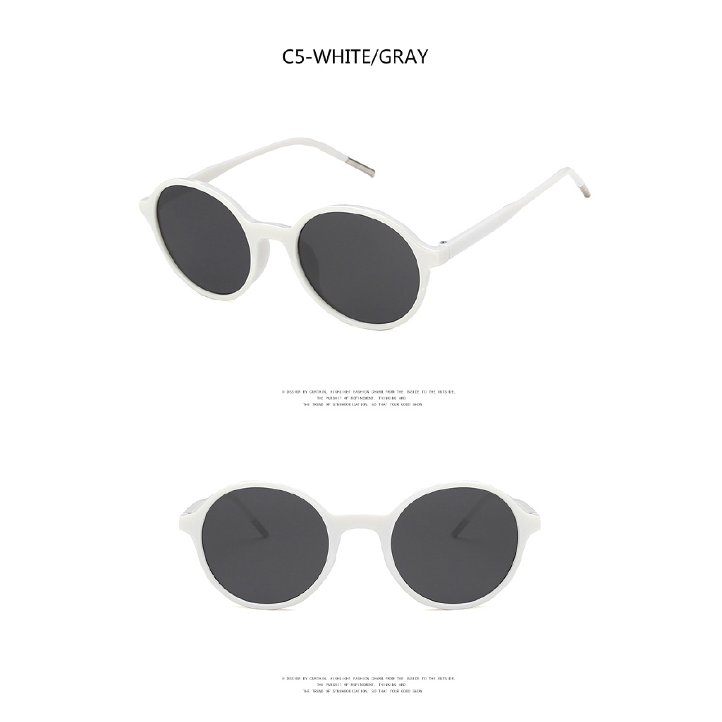 Korean fashion ins round frame trendy sunglasses