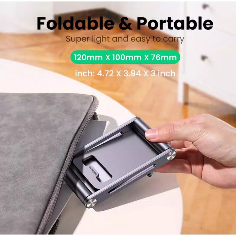 Ugreen Stand Holder Alumunium Alloy Portable Design for Android Iphone