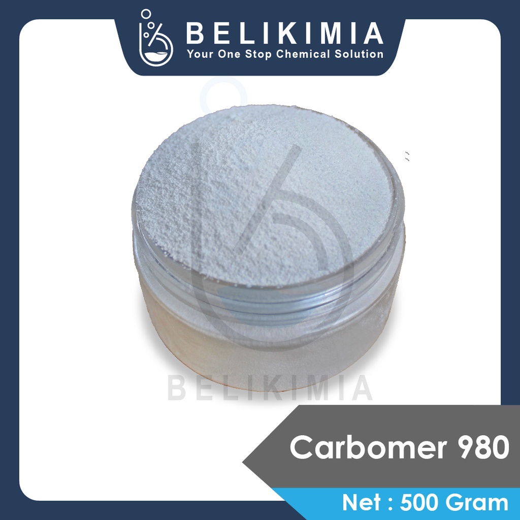 Carbomer 980 - Pengental Gel dan Kosmetik 500 Gram