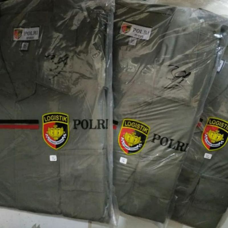 Seragam pdl hijau brimob ori