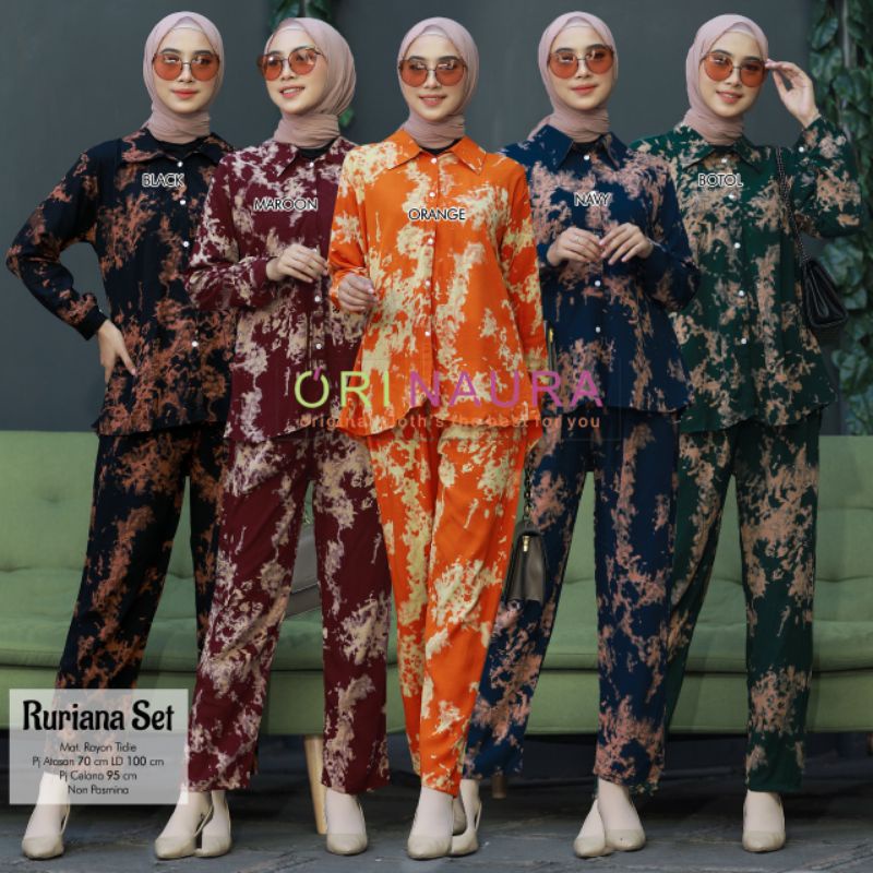 RURIANA SET BAJU SETELAN PANT BY ORI NAURA