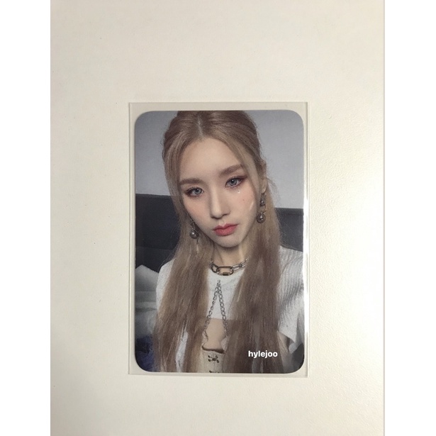 photocard heejin mmt preorder benefit 1 & ptt