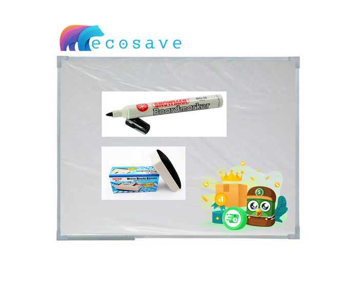 

PROMO Papan Tulis Whiteboard 120x240 EcoSave Magnet + Ongkir