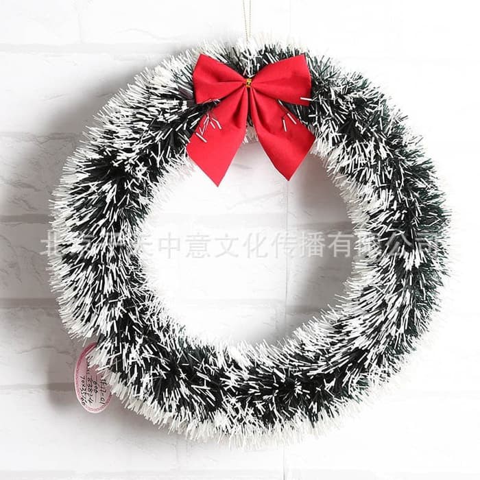 XGP 30CM Garland Polos Dekorasi Natal Christmas Akesoris Ornamen Ling