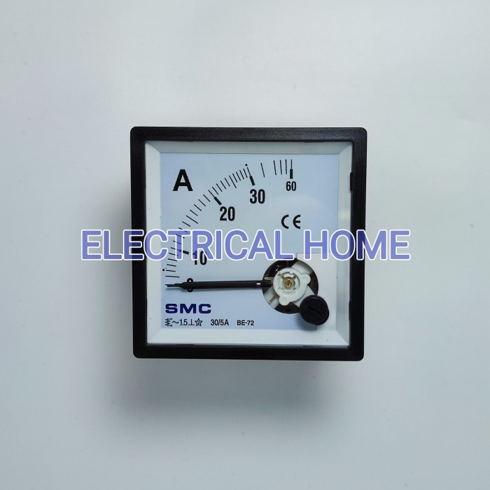 Panel Meter SMC/ Amper Ampere Meter BE-72 AC xx/5A