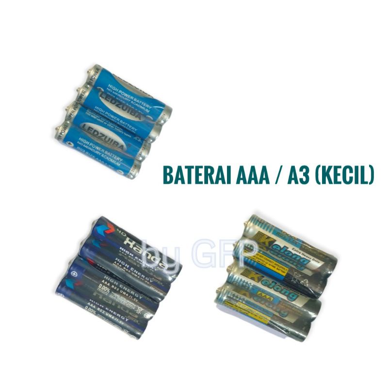 Baterai AAA A3 Kecil 1,5 Volt AFTA / DYNAMAX Batrei Murah Tahan Lama - Batrey