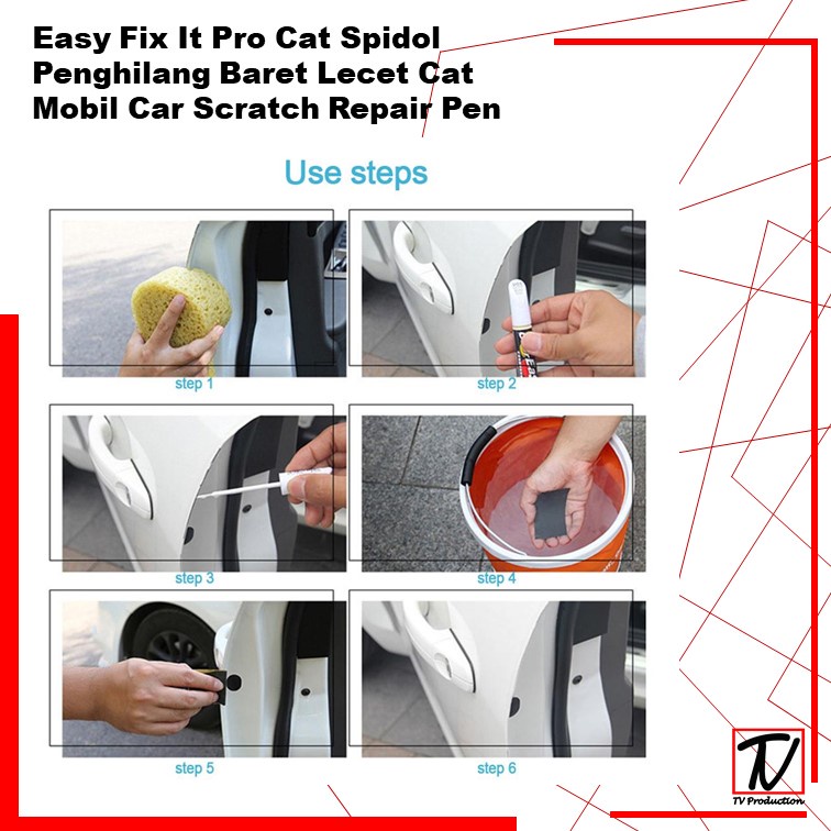 Easy Fix It Pro Cat Spidol Penghilang Baret Lecet Cat Mobil Car Scratch Repair Pen