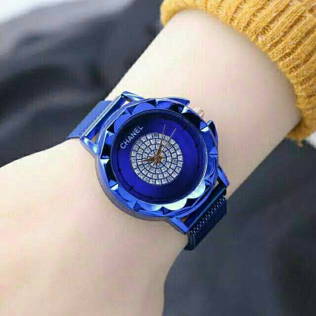 (Terima Cod)Jam Tangan Wanita Chn Polos  Magnet