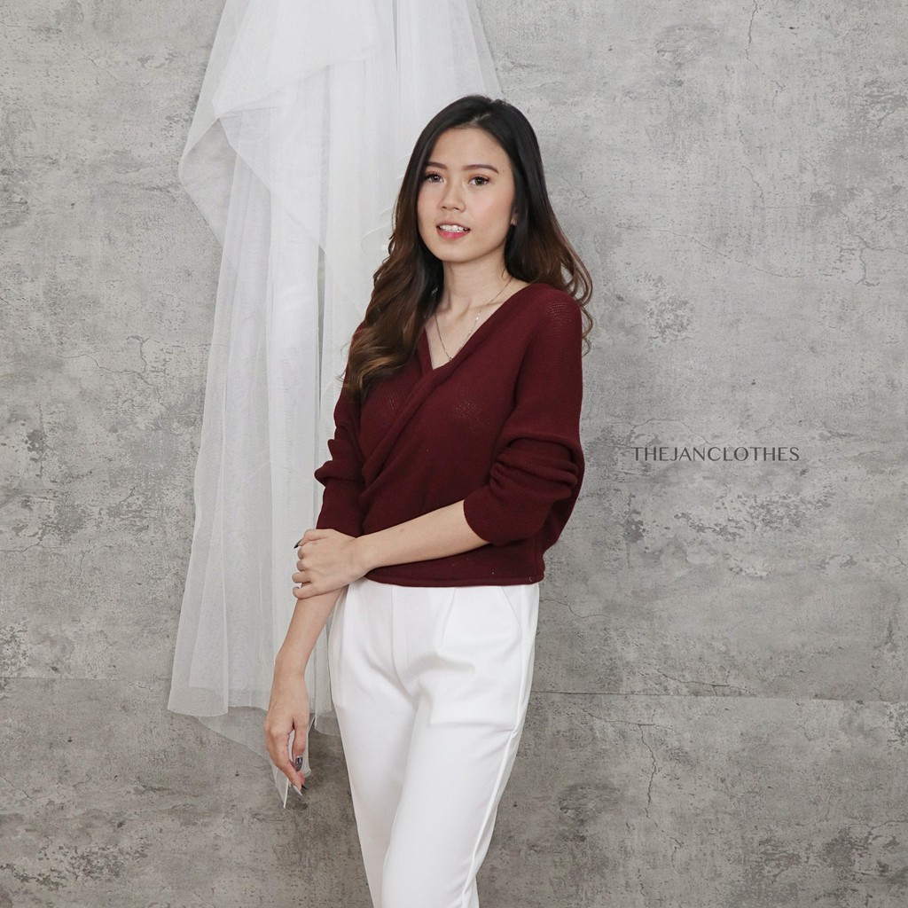 Lena Top Rajut Gr -Thejanclothes