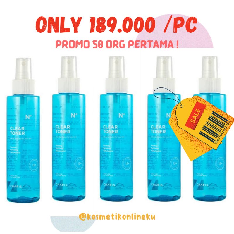 (PROMO) A STOP N+ CLEAR TONER KOREA 210ml 155ml - ASTOP FACE AND BODY N CLEAR TONER JERAWAT PUNGGUNG