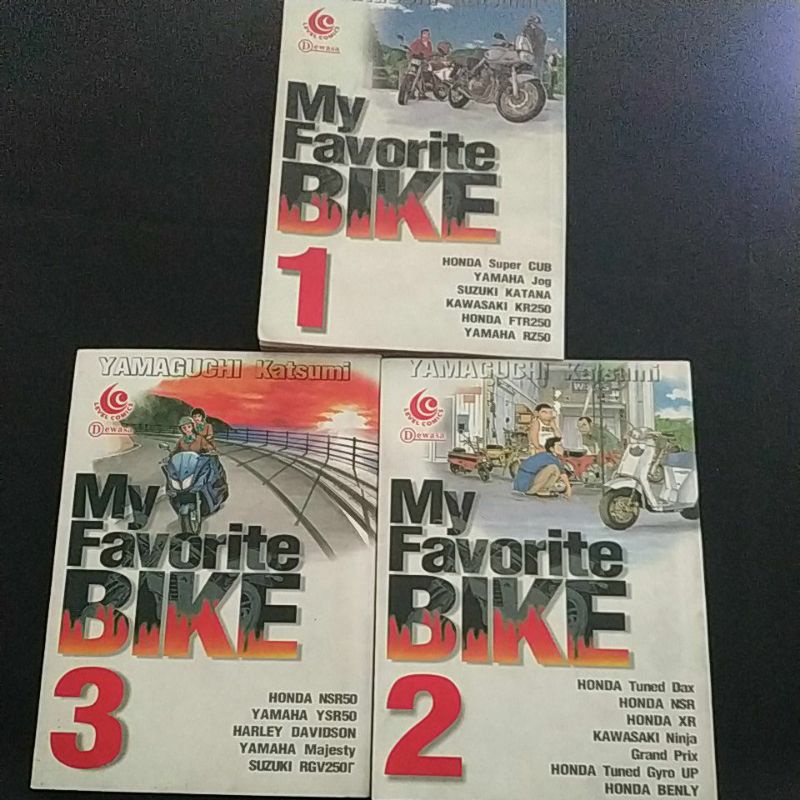 komik my favorite bike - sepaket