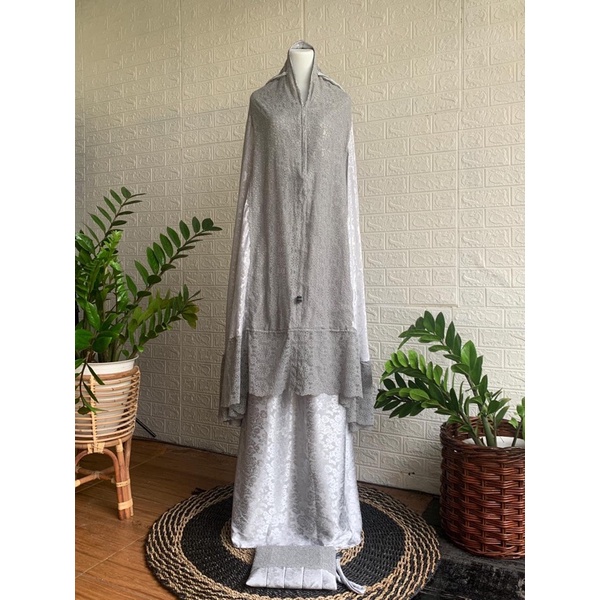 Mukena Sutra Jasmine/Mukena Cantik/Mukena Seserahan/Mukena Mewah/COD/Shopeepaylater