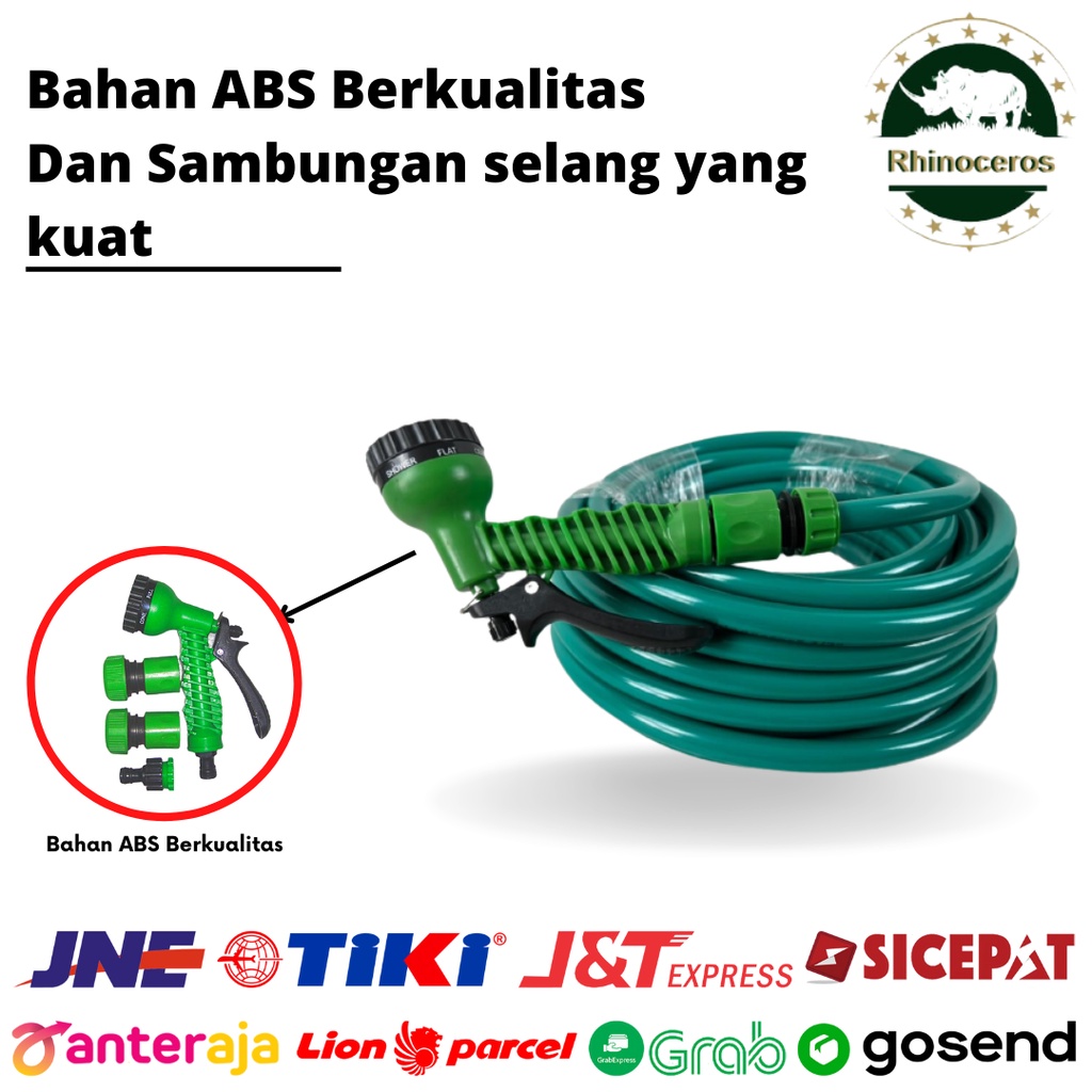 Paket Selang Air Dop dan Semprotan Air Set 5/8 inch 2mm 10 Meter Murah