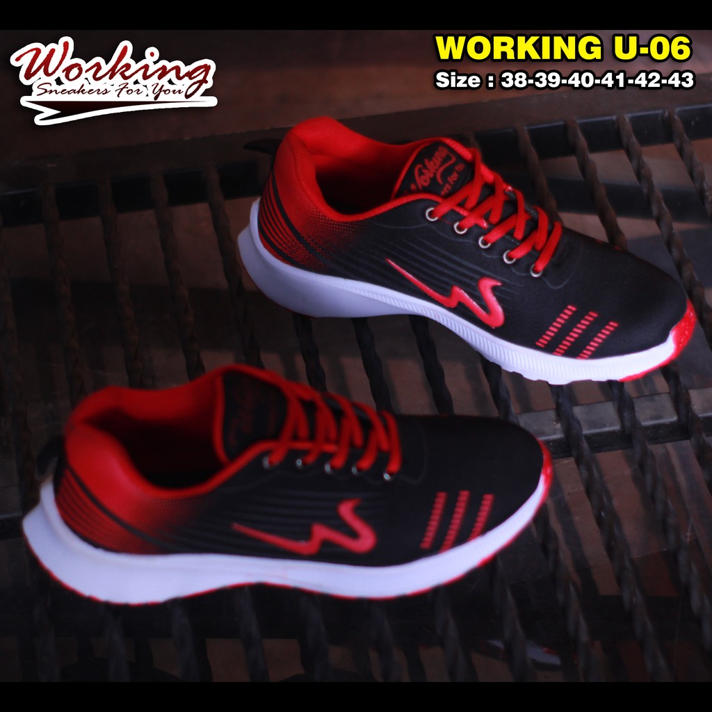 Sepatu Pria Running Working U-06