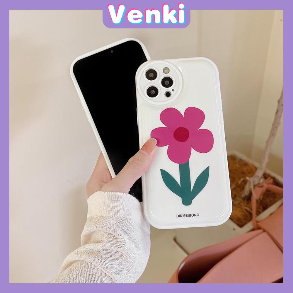 iPhone Case Silicone Soft Case Airbag Shockproof Protection Camera Flower Simple Cute Compatible For iPhone 11 Pro Max 13 Pro Max 12 Pro Max 7Plus xr XS Max