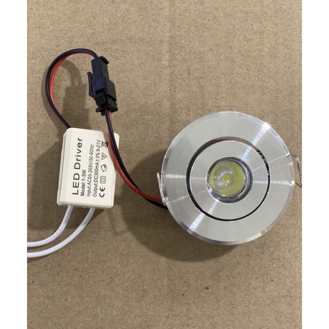 Downlight led 1watt kuning