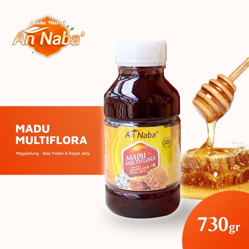 

Madu Multiflora Madu Murni Madu An Naba' 730gr