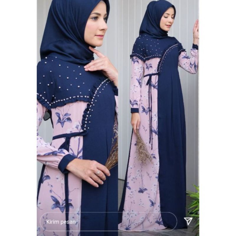 Syafira dress ori by javina navy s