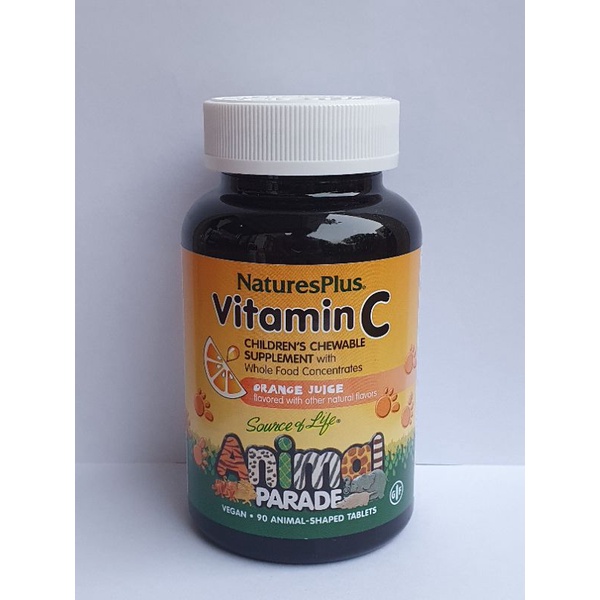 Jual Vitamin C For Children Isi 90 Tablet Merk NaturesPlus - Vitamin C