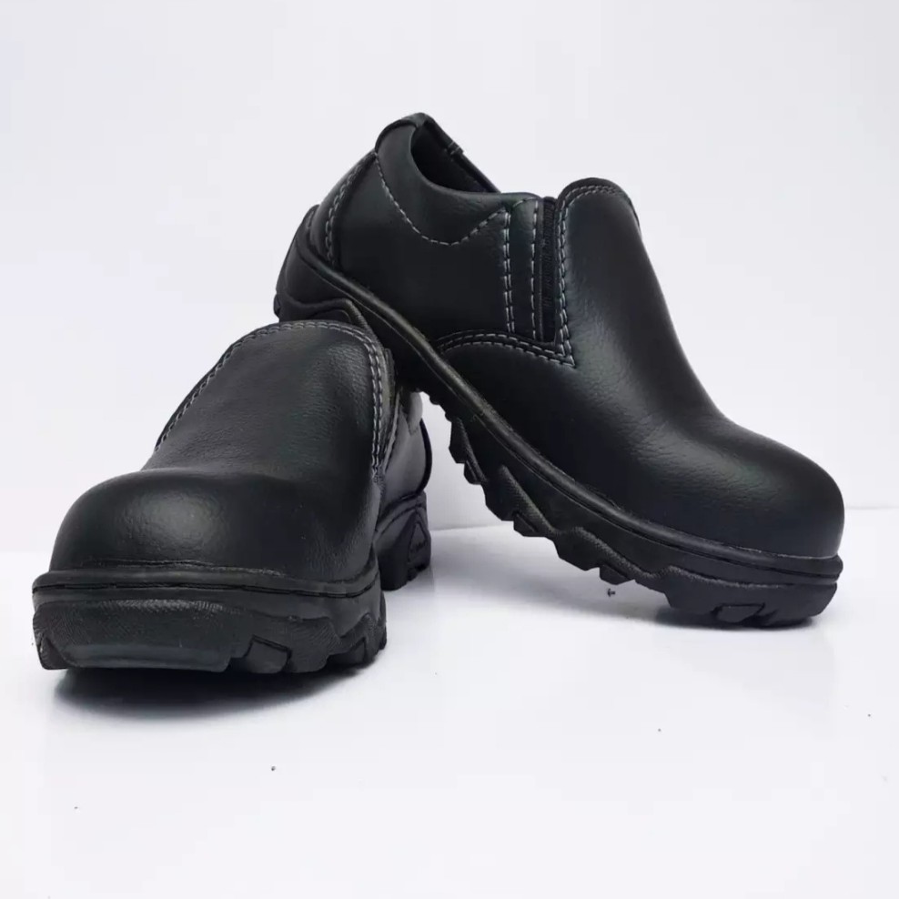 Sepatu Safety King Kickers SKN Original Asli Murah TNI POLRI PDH PDL KITCHEN BENGKEL Ujung Besi Sepatu Safety Slip On Anti Licin