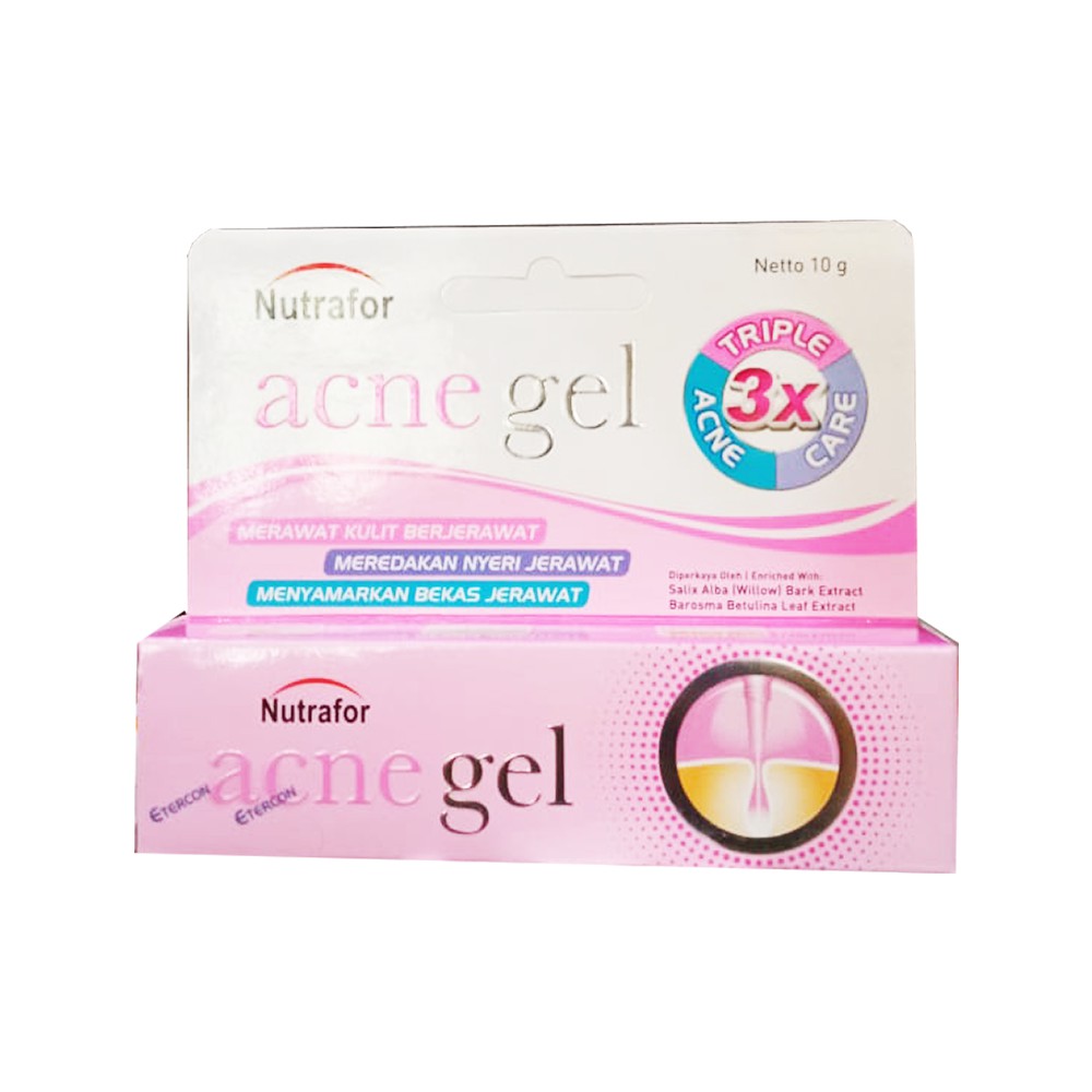 NUTRAFOR ACNE GEL - MENGHILANGKAN JERAWAT