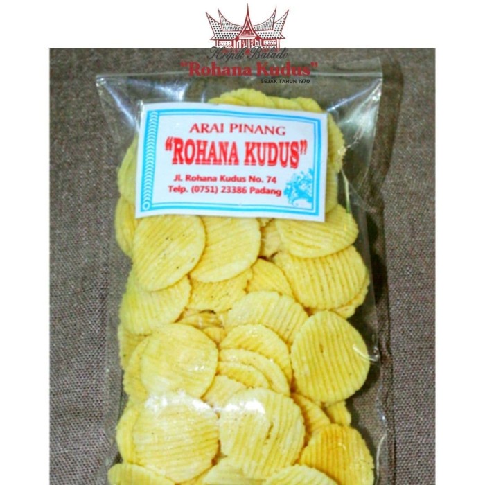 

MURAH Arai Pinang Rohana Kudus, snack khas Padang