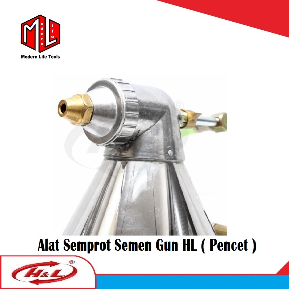 Alat Semprot Semen Gun Pencet HNL atau Cement Gun Pencet H&amp;L